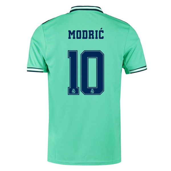 Camiseta Real Madrid NO.10 Modric Tercera equipación 2019-2020 Verde